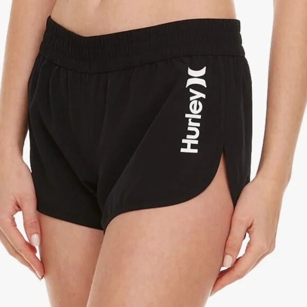 NWOT - Hurley 3” Surf Board Swim Shorts in Black Size XL